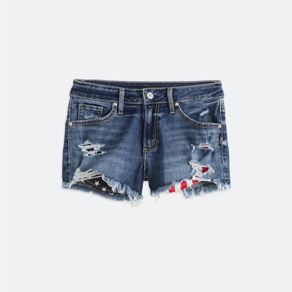 Silver Company Boyfriend Jean shorts